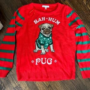 Pug Christmas Sweater